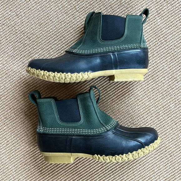 New L.L.Bean Men’s Chelsea Duck Boot Forest Green Sz 12 - Picture 6 of 8